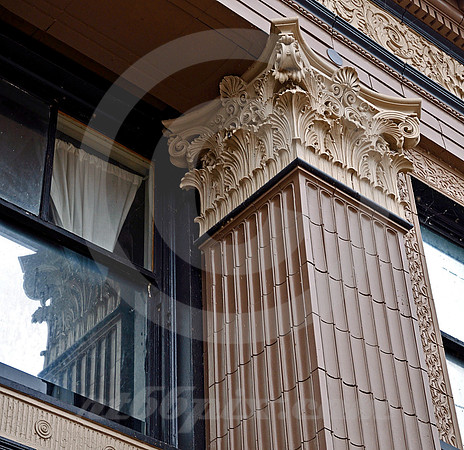 COLUMN & REFLECTION (Lincoln Highway Sterling IL)