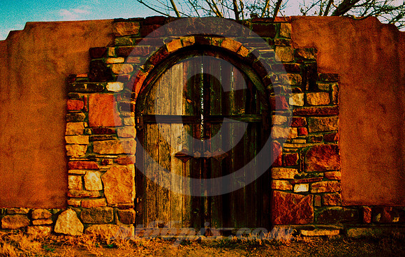 BACKYARD DOORWAY (Rt 66 Tucumcari NM)