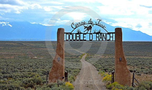 OPEN RANCH GATE (nr Taos NM)
