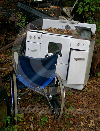 WHEELCHAIR AND OLD STOVE (Lufkin TX)