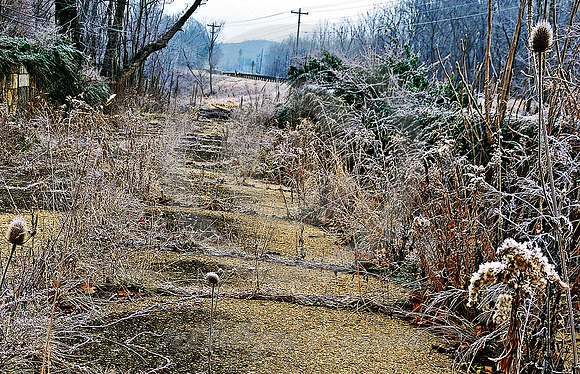 THE BRIDGE NOT TAKEN (National Road nr Mt Sterling OH)