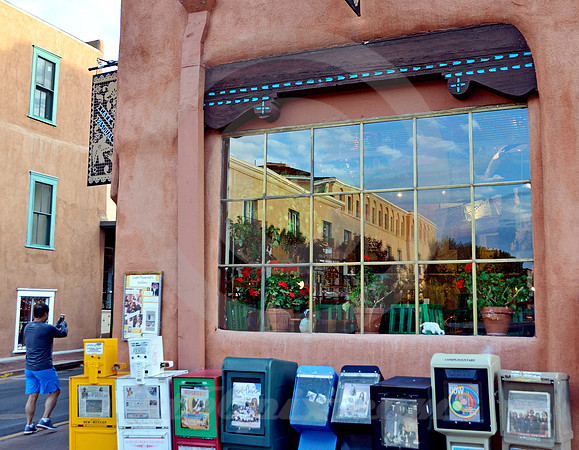 URBAN SCENE #10 (Rt 66 Santa Fe NM)
