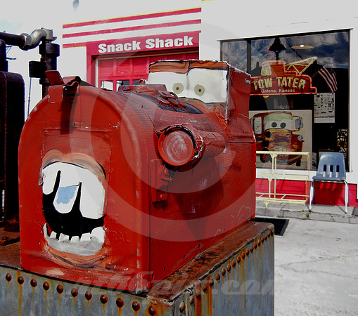TOW TATER (TOW MATER) MAILBOX (Rt 66 Galena KS)