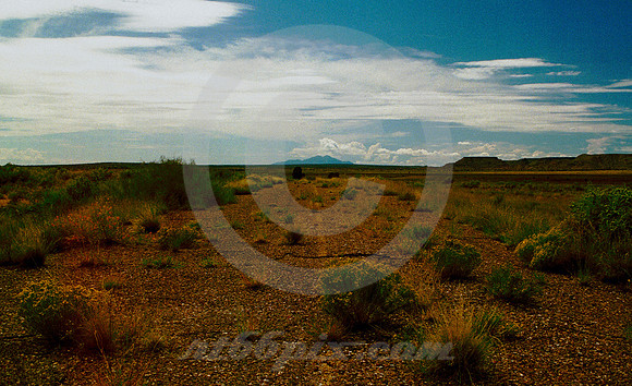 ABANDONED SECTION & SKY (Rt 66 nr Budville NM)