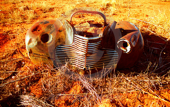 RUSTED FRONT END (Rt 66 nr Newkirk NM)