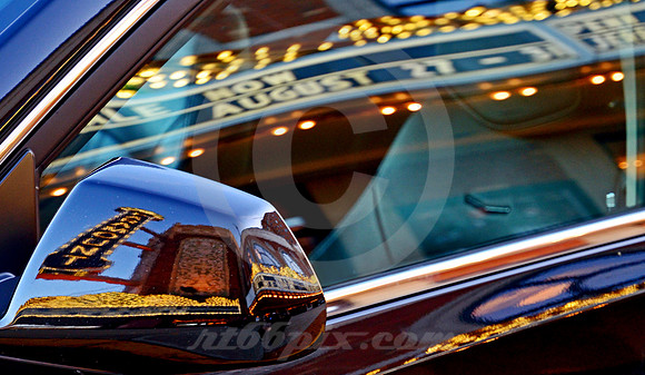 MARQUEE ON WINDOW (Lincoln Highway Aurora IL)