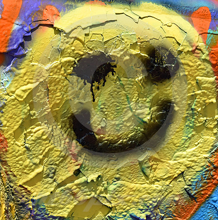 SMILEY ON A VW BUG (Rt 66 Conway TX)