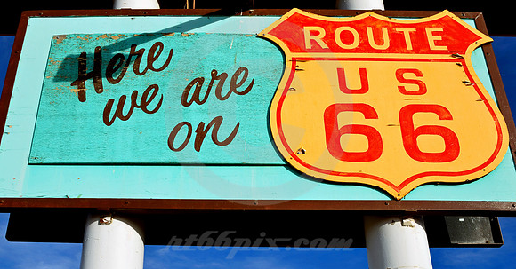 HERE WE ARE (Rt 66 Tucumcari NM)