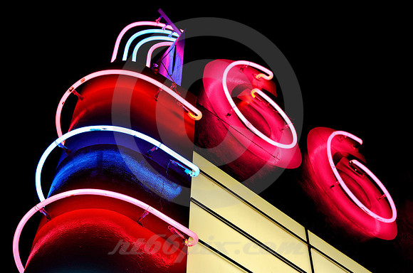 THREE NEON BANDS & 66 (Rt 66 Carthage MO)