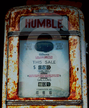 HUMBLE '50S GAS PUMP (Central TX)