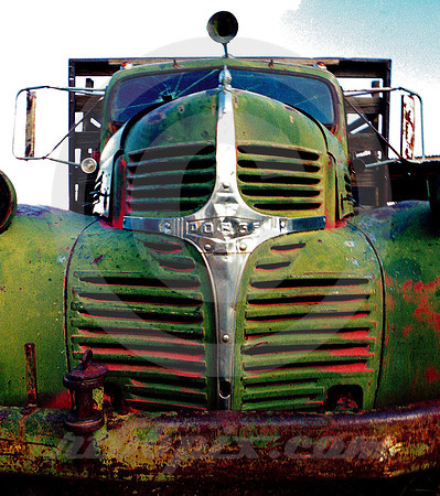 GREEN DODGE TRUCK (Rt 66 Hackberry AZ)