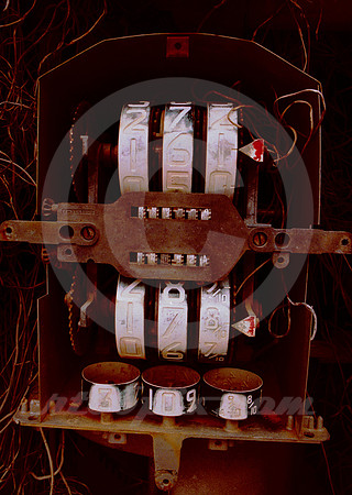 GAS PUMP MECHANISM & VINES (West TX)