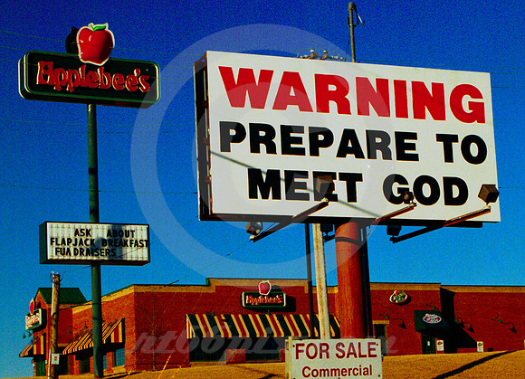 APPLEBEE'S, WARNING (I-30 Benton AR)