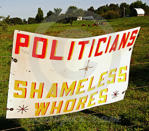 POLITICIANS, SHAMELESS WHORES (Rt 66 nr Conway MO)
