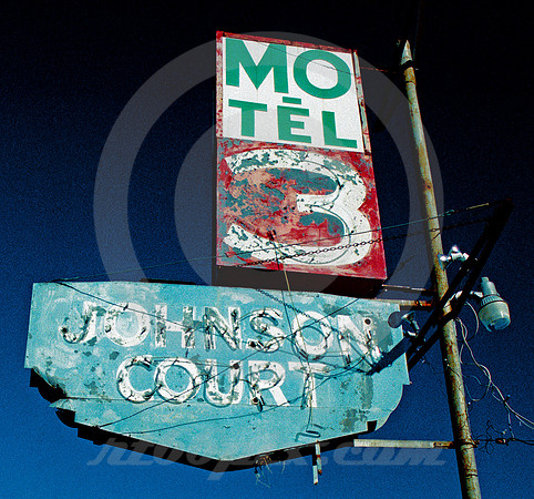 MOTEL 3 SIGN (San Antonio TX)