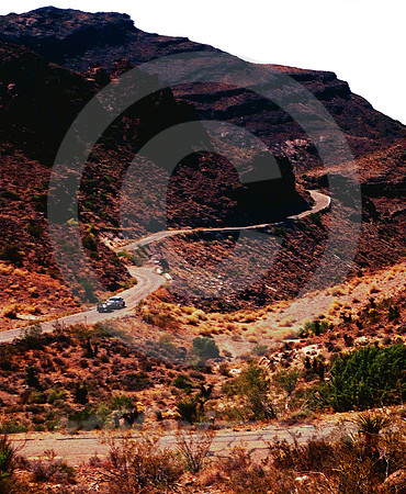 WESTBOUND ON OATMAN ROAD (Rt 66 nr Oatman AZ)