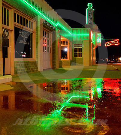REALITY & REFLECTION (Rt 66 Shamrock TX)