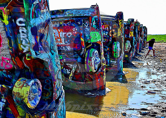 THE LEAP (Rt 66 Cadillac Ranch TX)