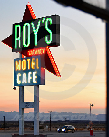 RESTORED NEON #6 (Rt 66 Amboy CA)