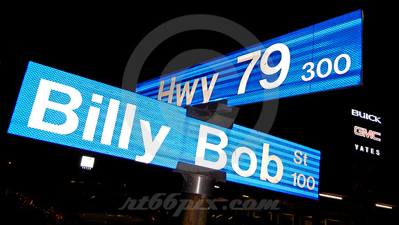 A STREET NAMED BILLY BOB (Henderson TX)