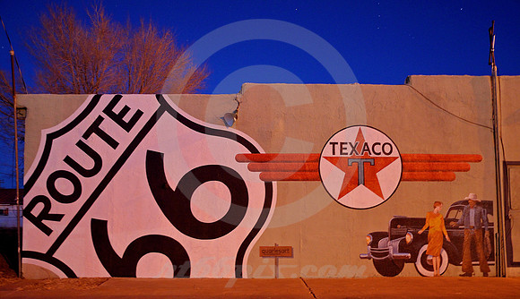 ROUTE 66, TEXACO MURAL (Rt 66 Tucumcari NM)