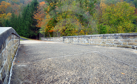 WESTBOUND IN AUTUMN (National Road nr Grantsville MD)