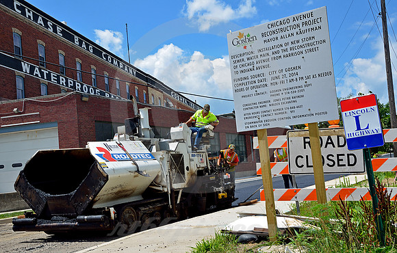 REPAVING (Lincoln Highway Goshen IN)