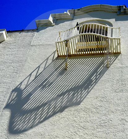 COLEMAN THEATER BALCONY, BIRD & SHADOW (Rt 66 Miami OK)