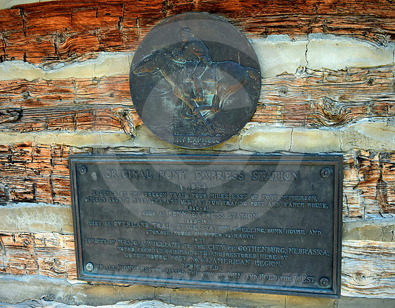 PONY EXPRESS STATION #3 (Lincoln Highway Gothenburg NE)