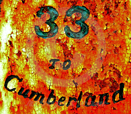 33 TO CUMBERLAND (MILE MARKER DETAIL) (National Road Western MD)