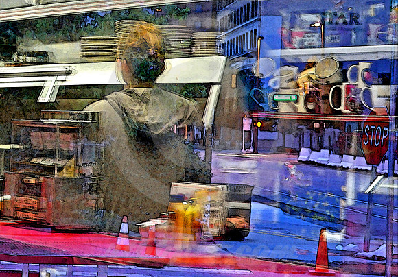 DINER REFLECTIONS #2 (Lincoln Highway Ft Wayne IN)