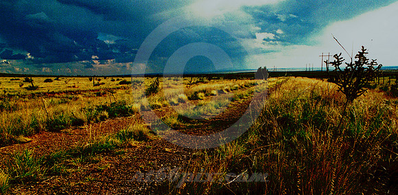 THUNDERSTORM, CUERVO CUTOFF (Rt 66 nr Cuervo NM)