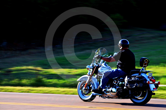 MOTORCYCLE CRUISE #17 (Rt 66 Luther OK)