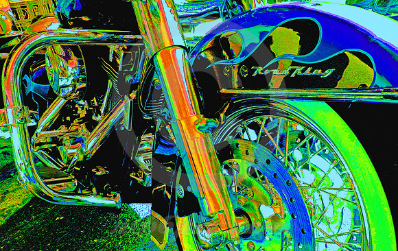THE ROAD KING (SOLARIZED) (Rt 66 Amarillo TX)