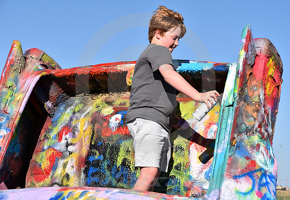 TRUNK ARTIST #2 (Rt 66 Cadillac Ranch TX)