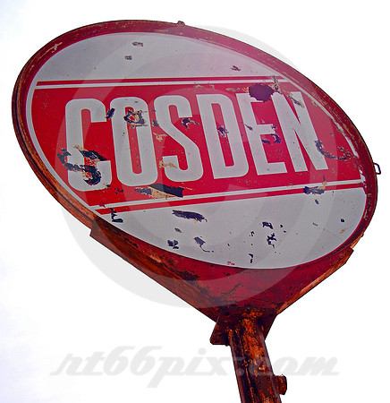 COSDEN GAS STATION SIGN (Rt 66 Joplin MO)
