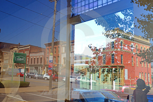 STREET CORNER REFLECTIONS (National Road Wheeling WV)