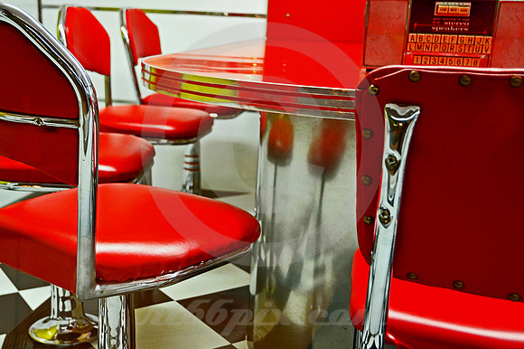 RED STOOLS (Lincoln Highway Ft Wayne IN)