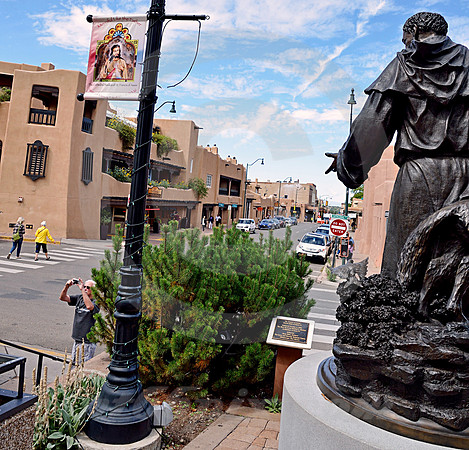 URBAN SCENE #46 (Rt 66 Santa Fe NM)