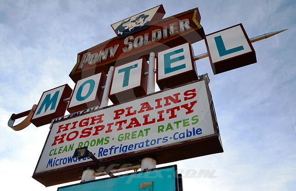 PONY SOLDIER MOTEL SIGN (Rt 66 Tucumcari NM)