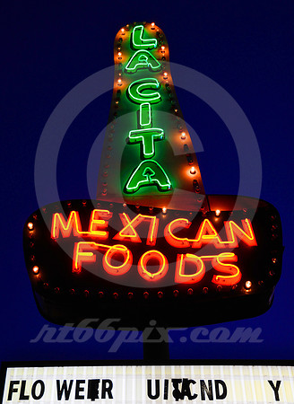 LA CITA SIGN (Rt 66 Tucumcari NM)