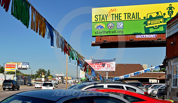 STAY ON THE TRAIL (Lincoln Highway Aurora CO)