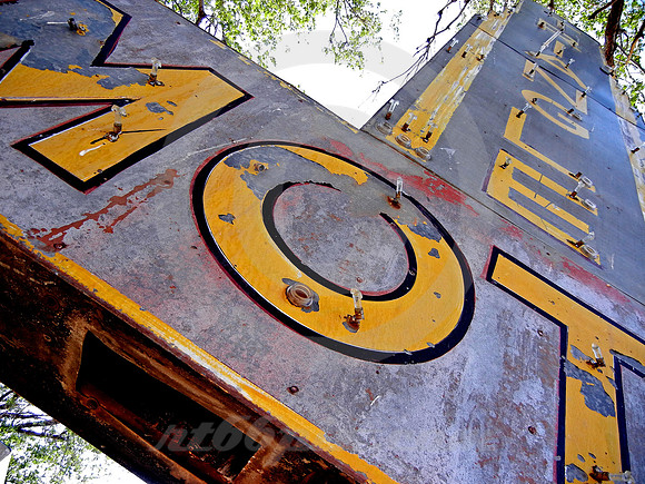 TRIANGLE MOTEL SIGN (Rt 66 Amarillo TX)