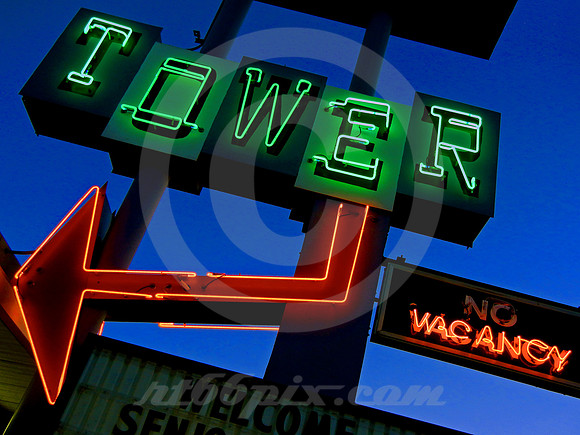 TOWER MOTEL SIGN (Rt 66 Santa Rosa NM)