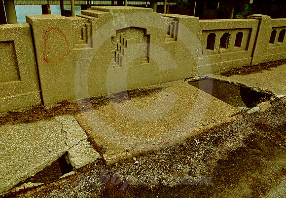 SIDEWALK OUT (Rt 66 Cyrus Avery Bridge Tulsa OK)