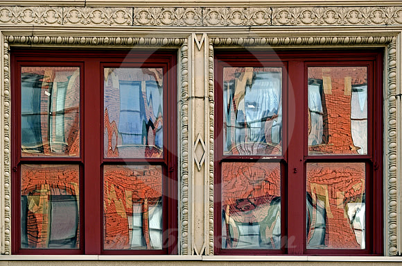 EIGHT WINDOW REFLECTIONS (National Road Wheeling WV)
