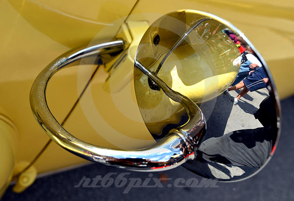 SIDE-VIEW MIRROR ('48 LINCOLN CONTINENTAL) (Rt 66 Springfield IL)