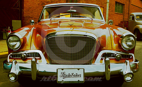 STUDEBAKER HAWK FRONT END (Rt 66 Flagstaff AZ)