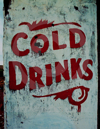COLD DRINKS EAST WALL (Rt 66 Painted Desert AZ)