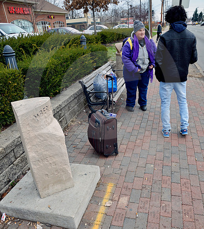 MARKER & BUS STOP (National Road Whitehall OH)